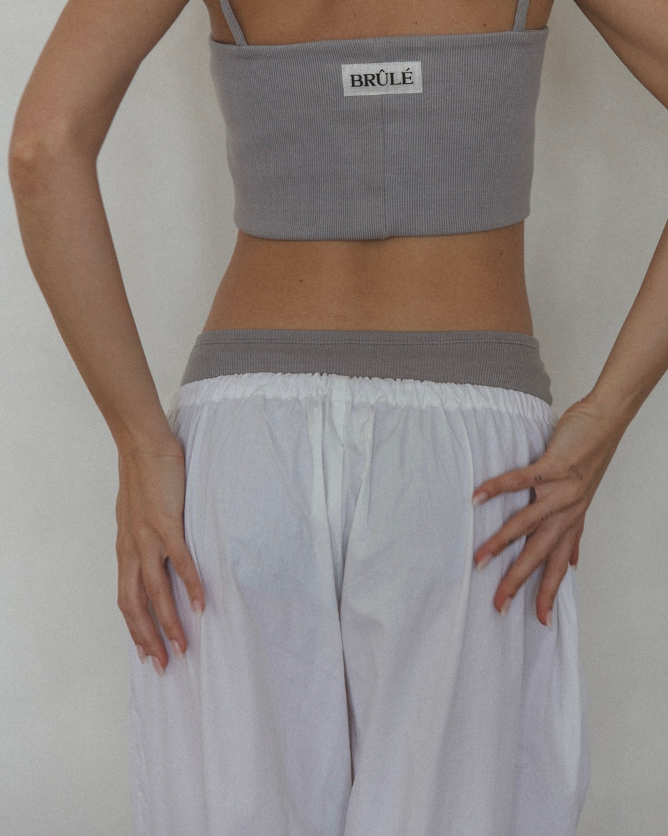Pant in Pearl White