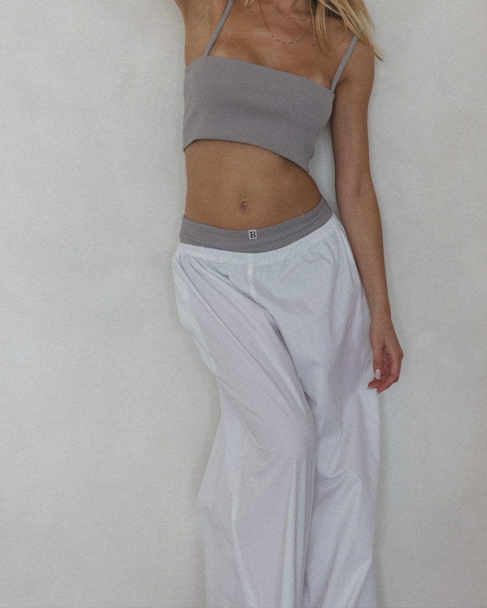 Pant in Pearl White