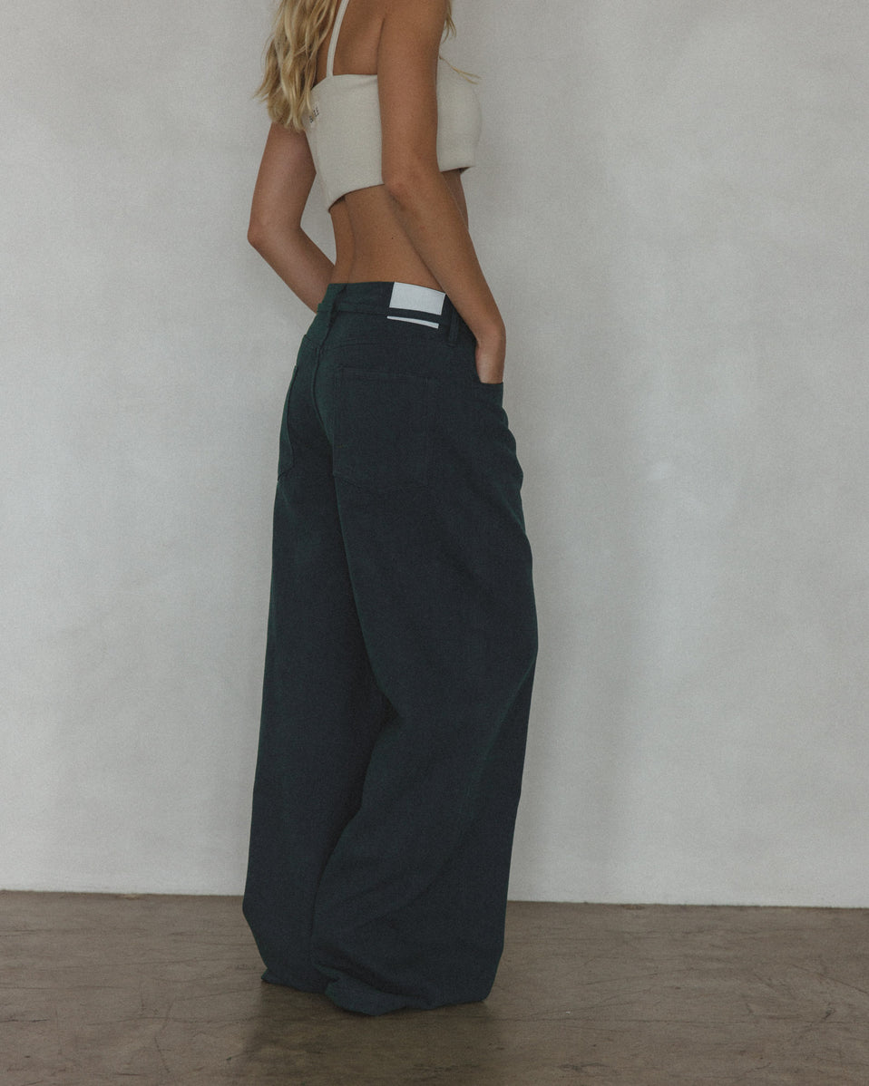 Bull Denim in Emerald