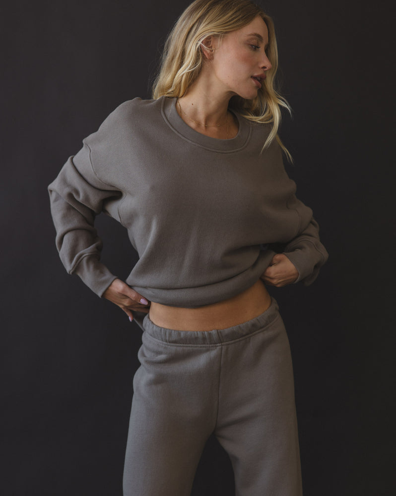 Crewneck in Stone