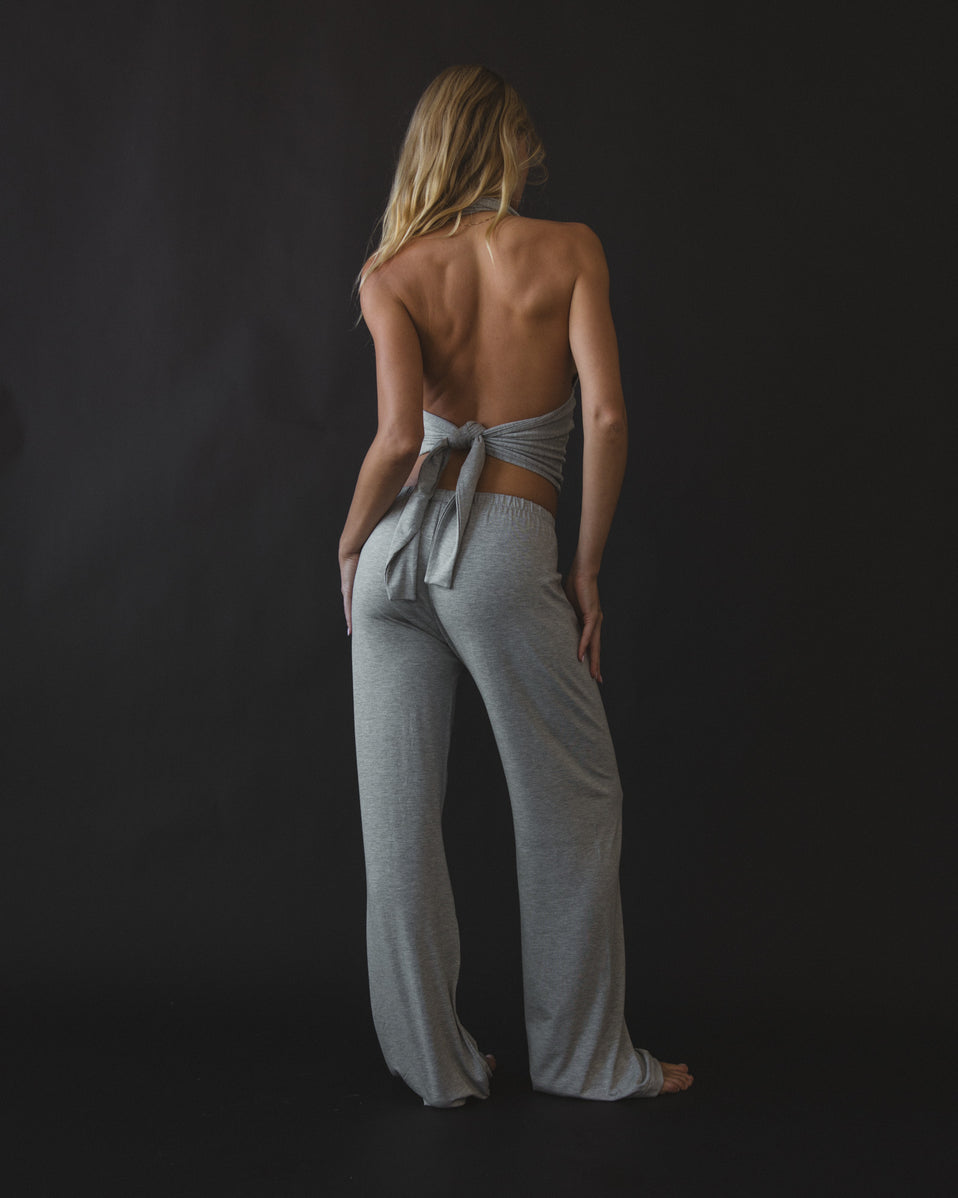 Pant in Heather Grey