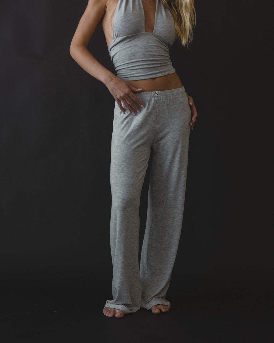 Pant in Heather Grey