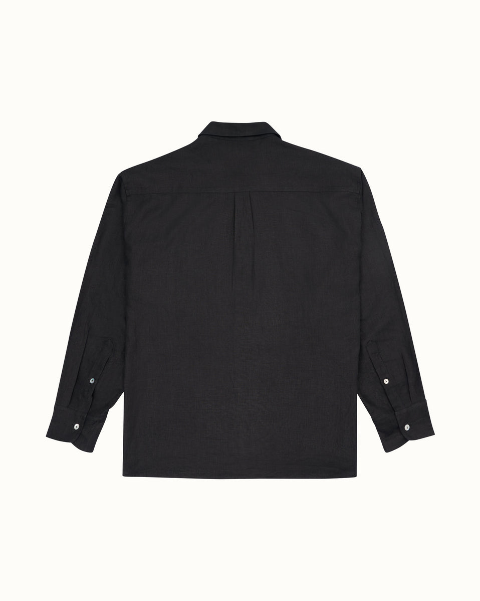 Button Down in Black
