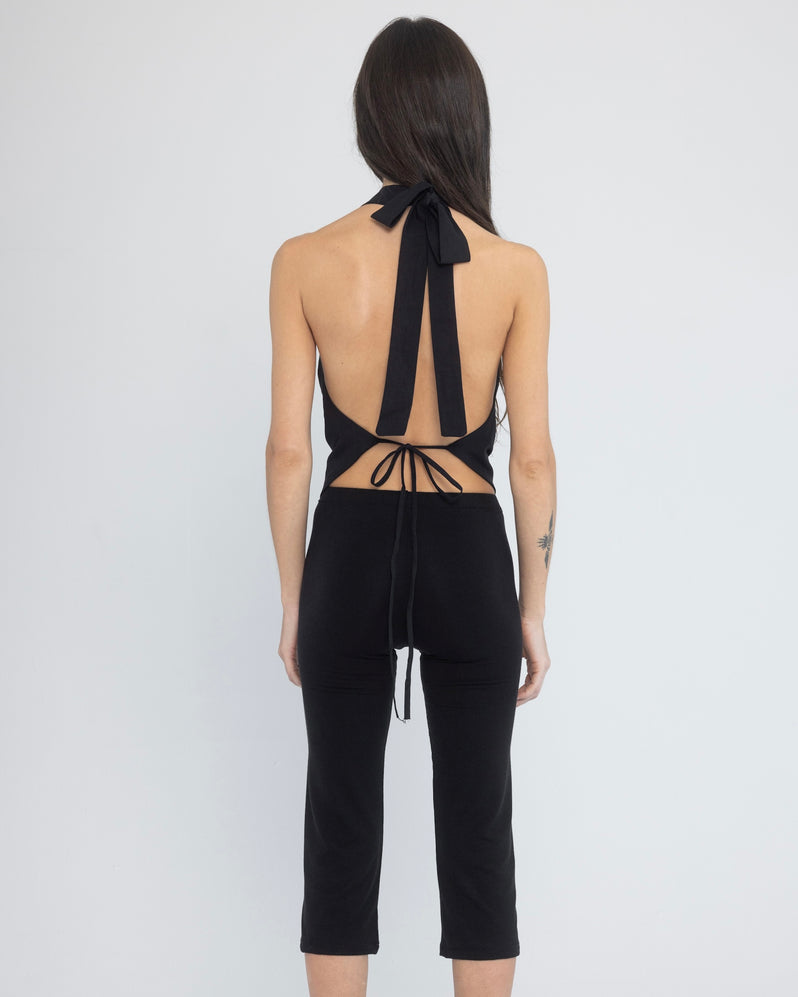 Tie Top in Black