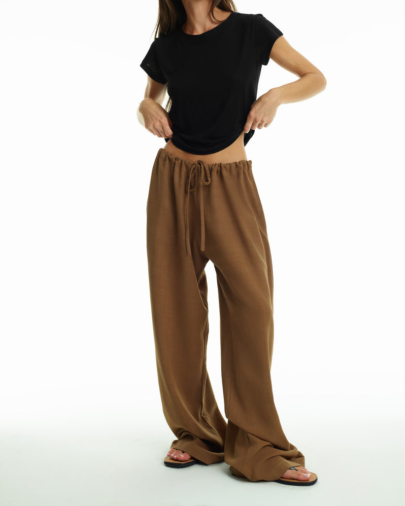 Pant in Tobacco