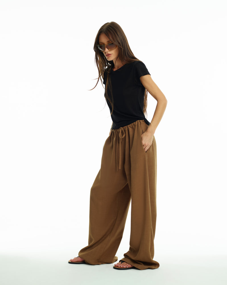 Pant in Tobacco