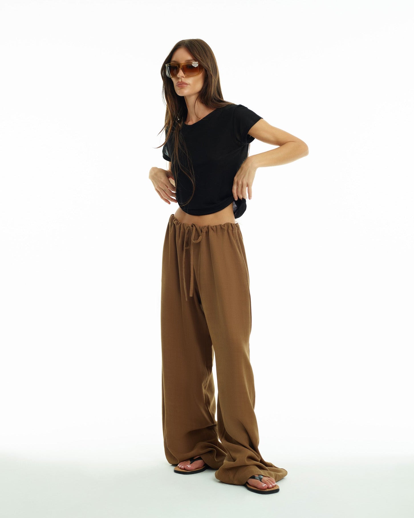 Pant in Tobacco