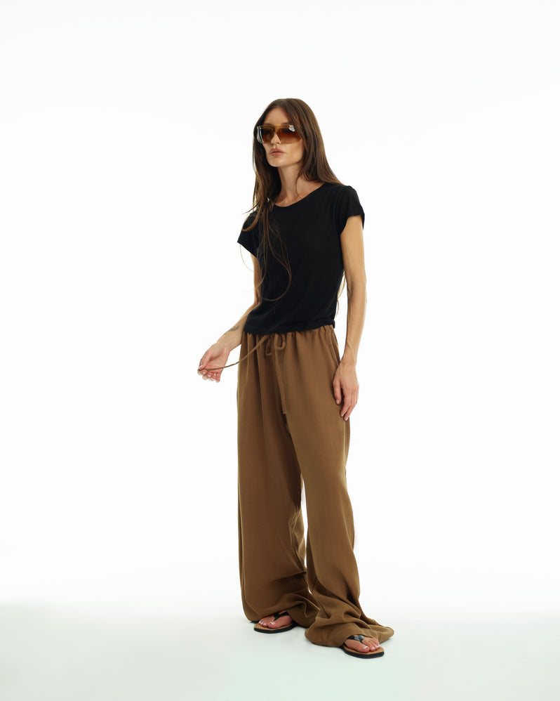 Pant in Tobacco
