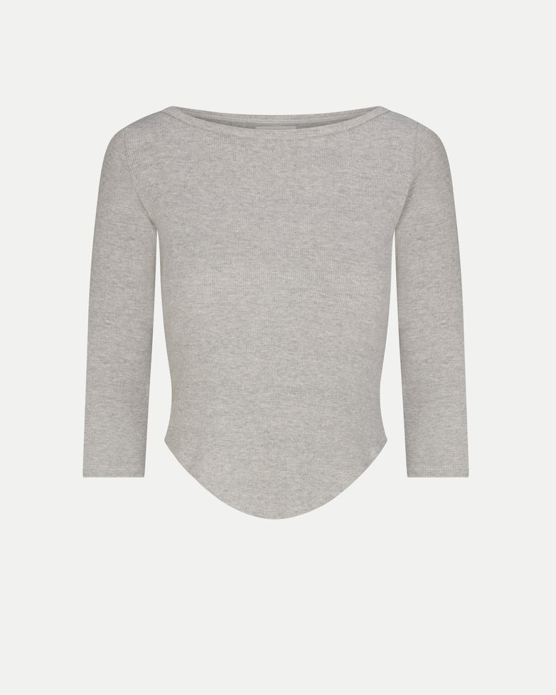Long Sleeve in Heather Grey