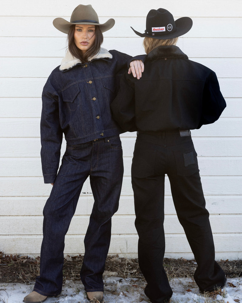 Jacket in Blue Denim