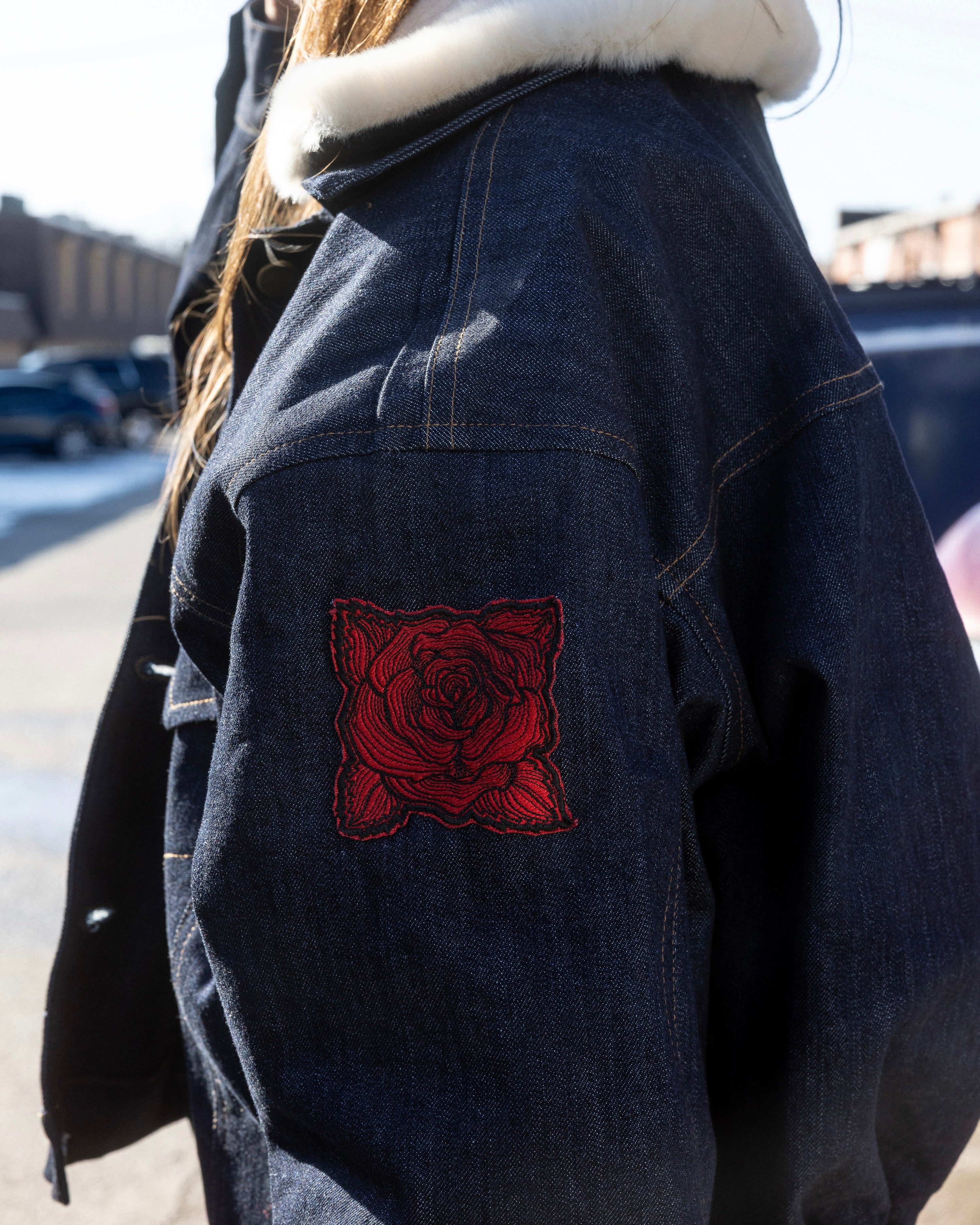 Jacket in Blue Denim