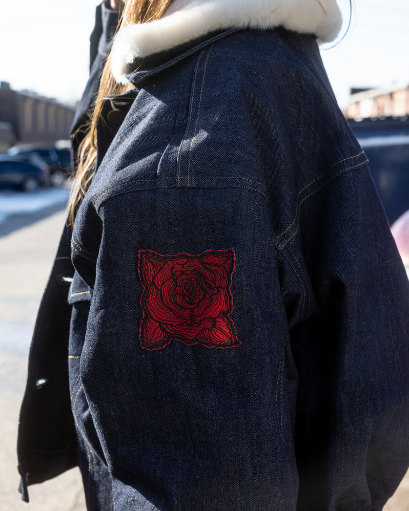 Jacket in Blue Denim