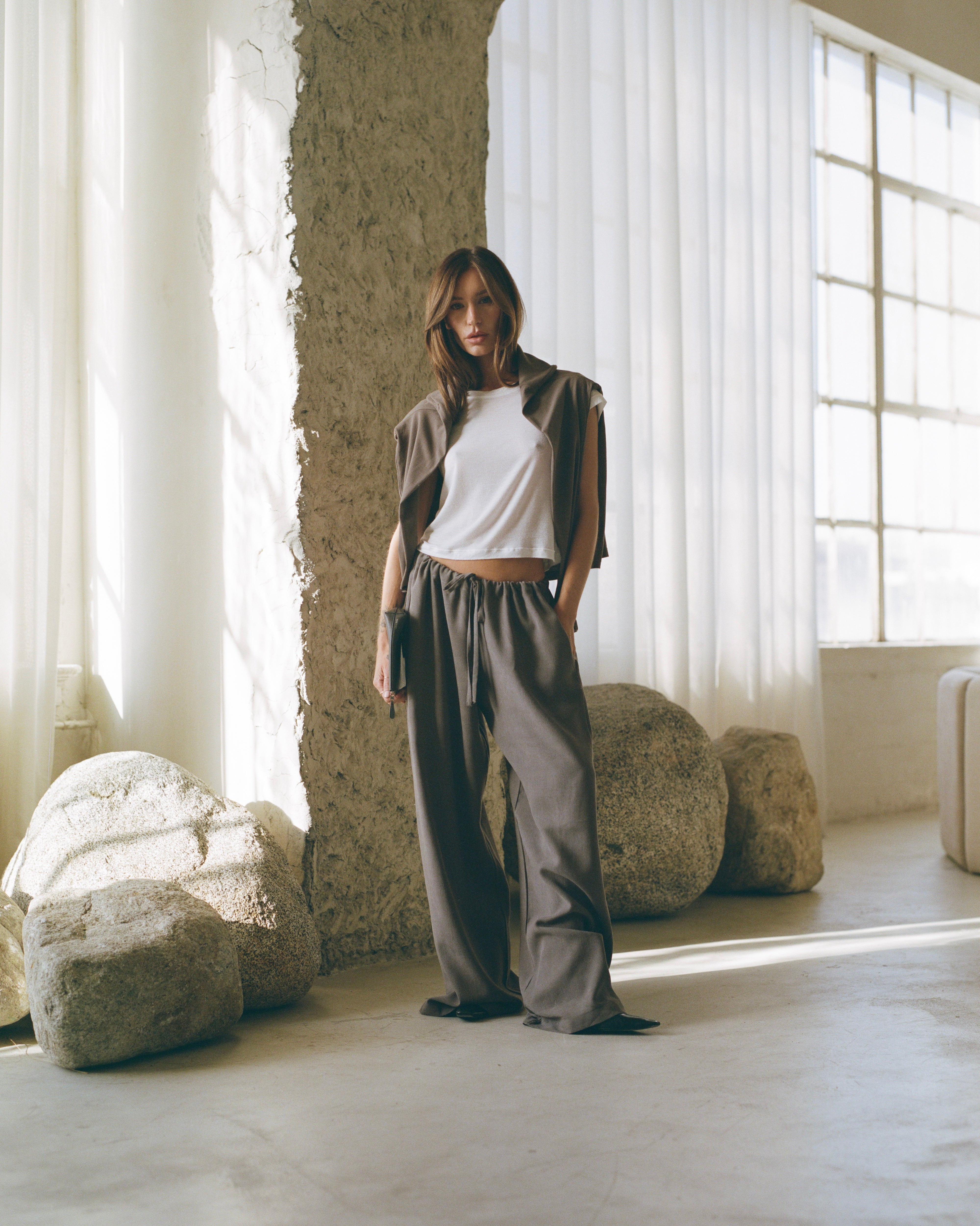 Pant in Stone