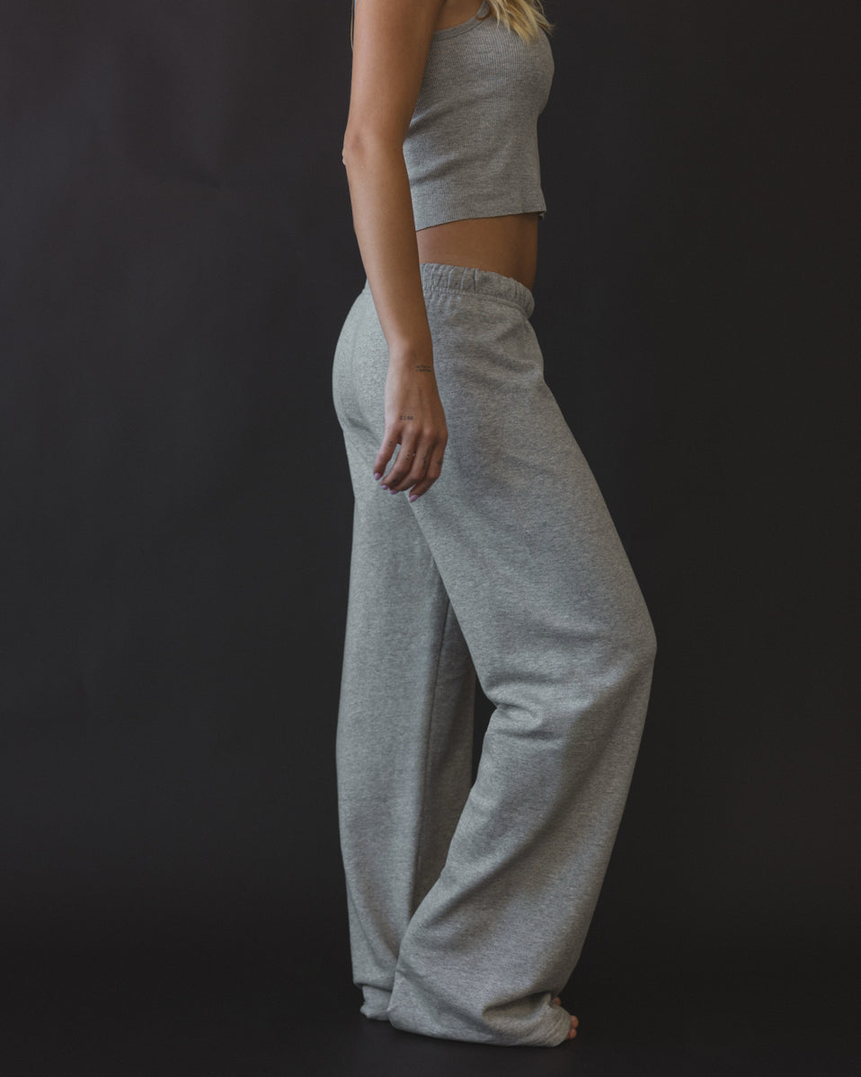 Pant in Heather Grey