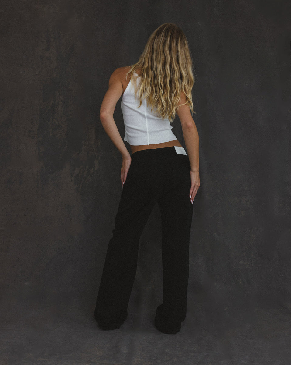 Low Rise Denim in Forest