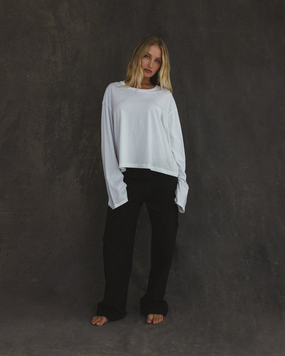Low Rise Denim in Forest