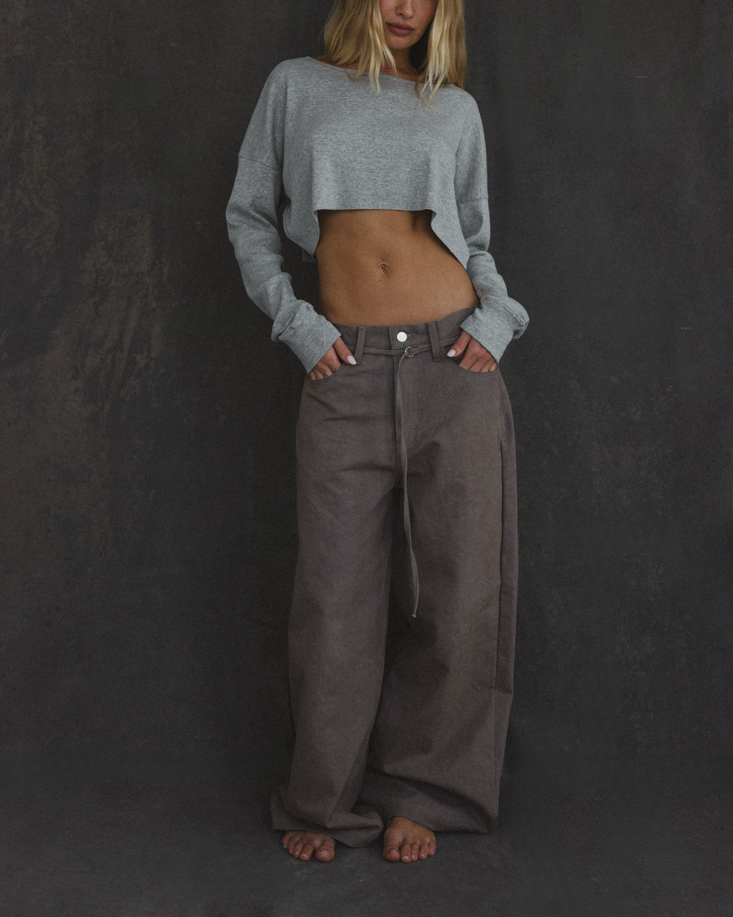 Long Sleeve in Heather Grey