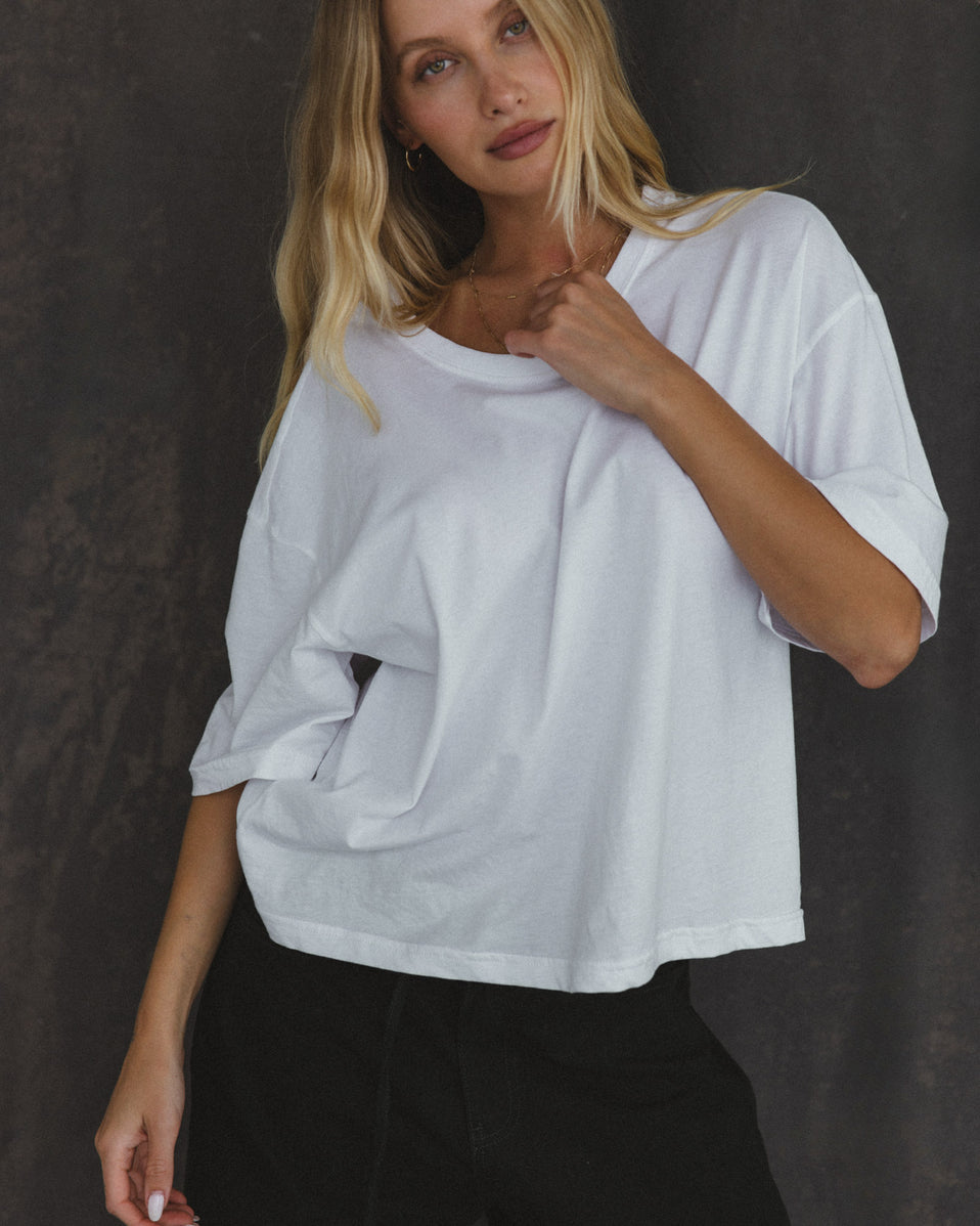 Tee in White