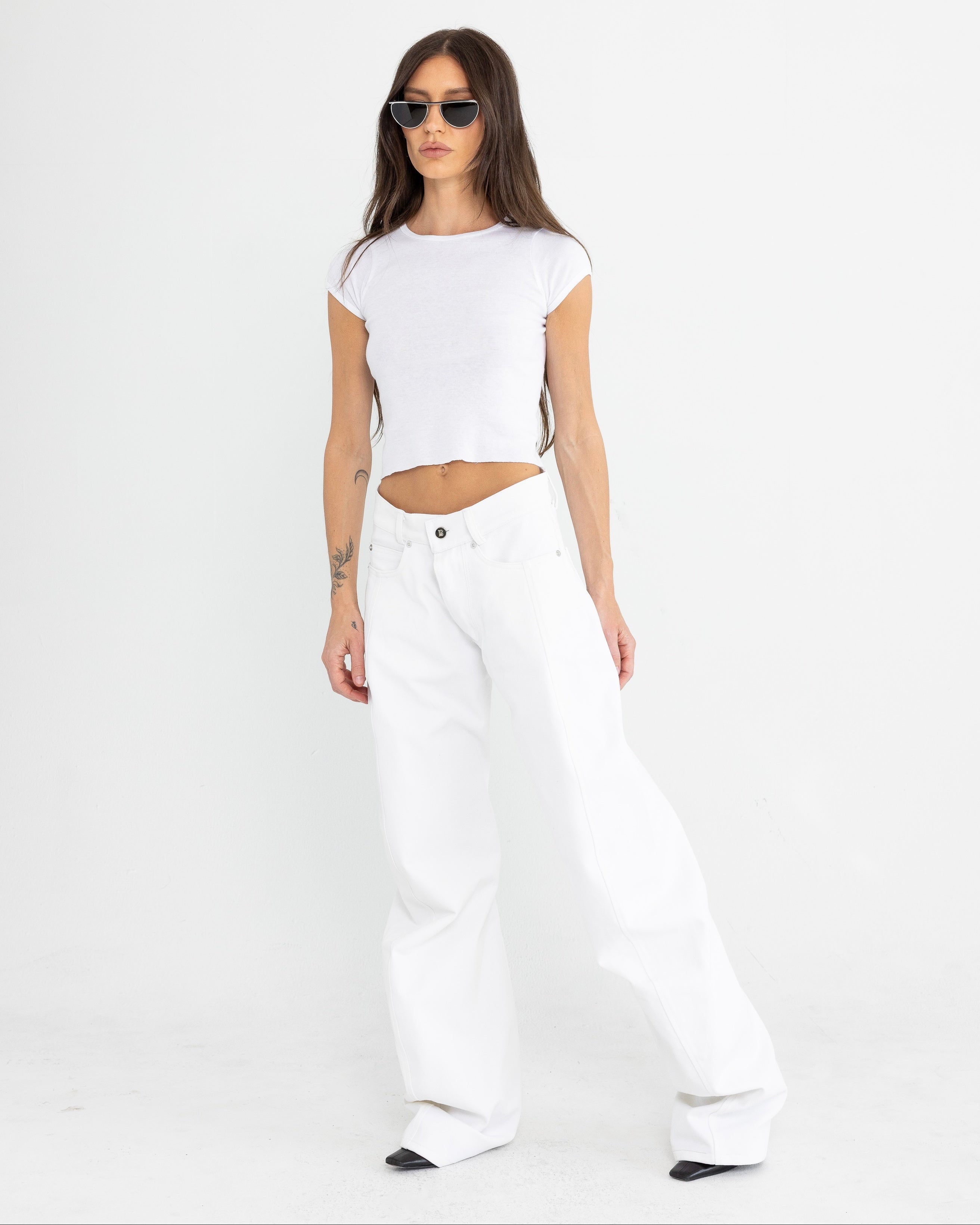 Baby Tee in White