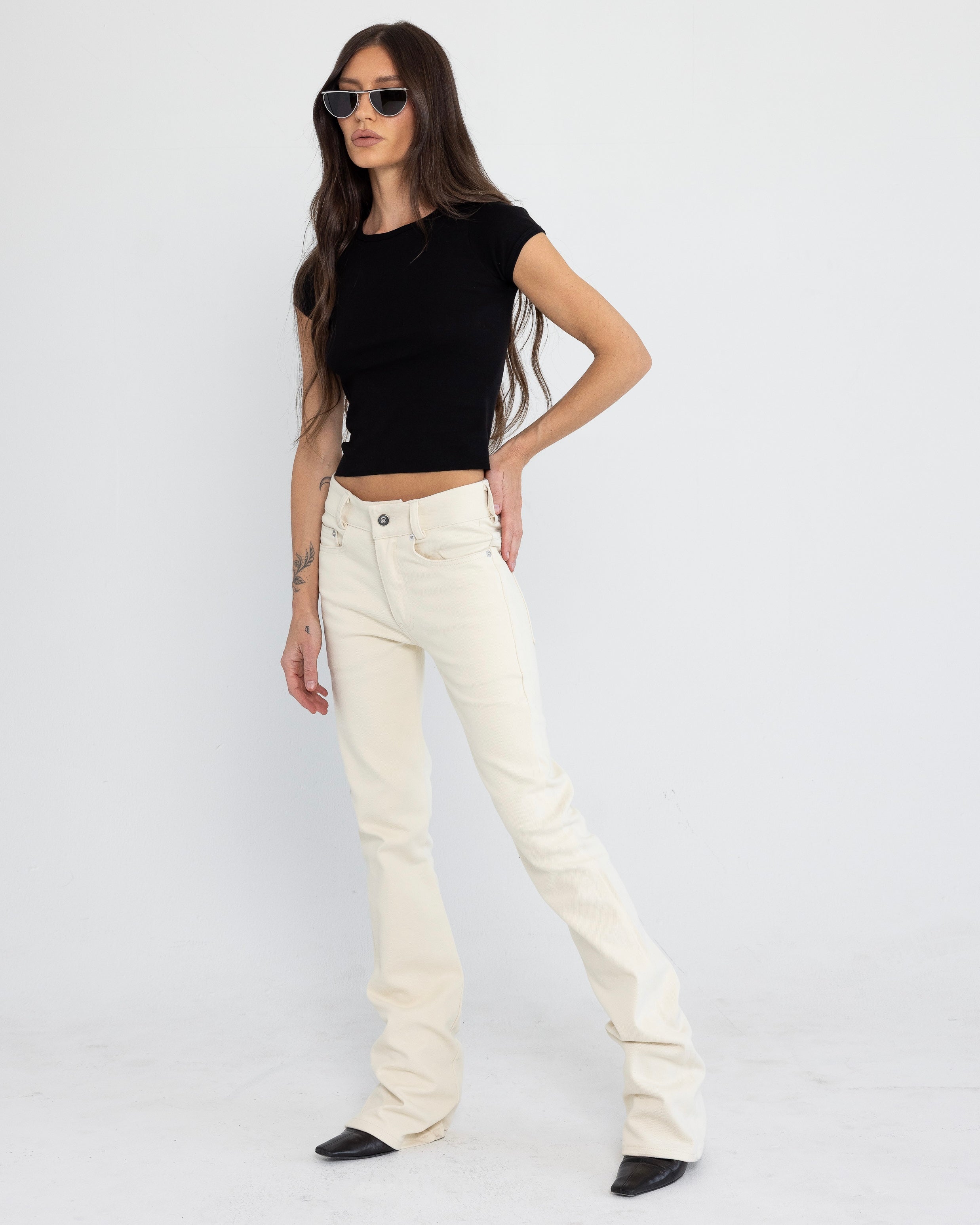 Jean in Creme