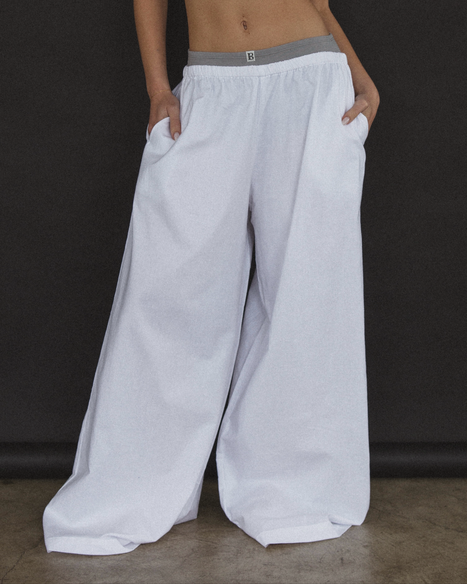 Pant in Pearl White