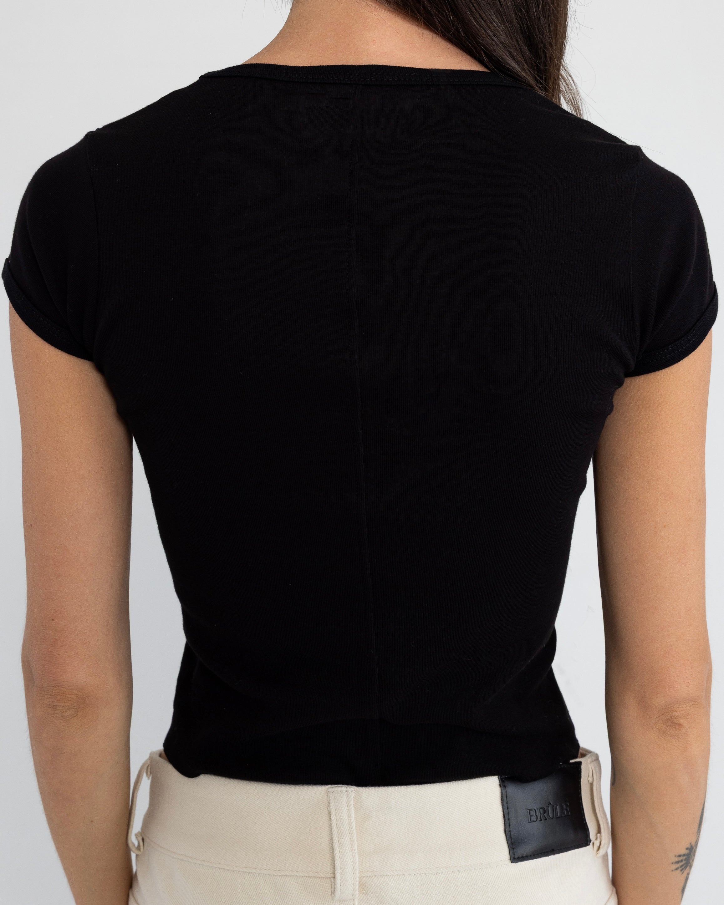 Baby Tee in Black