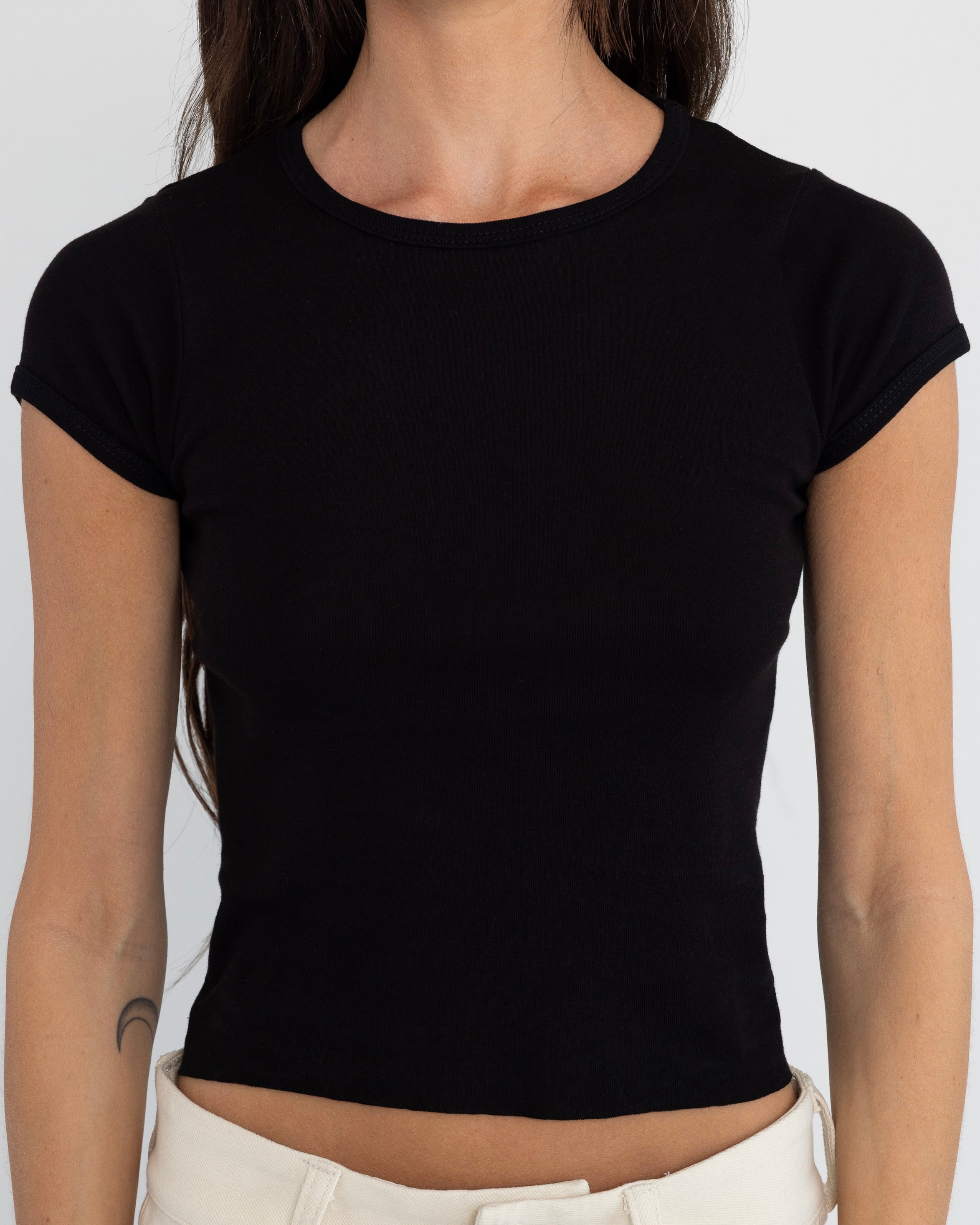 Baby Tee in Black
