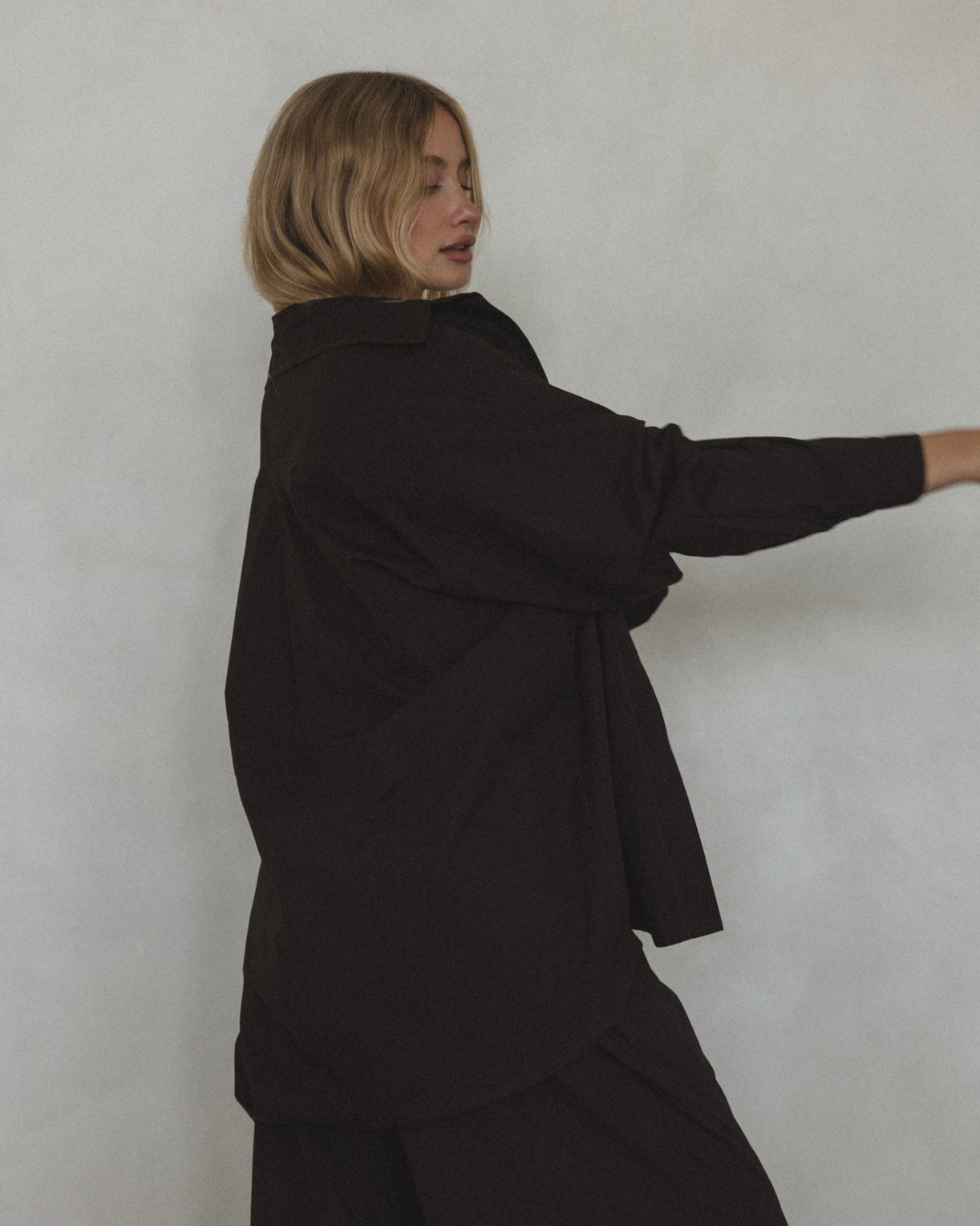 Button Down in BRÛLÉ Brown