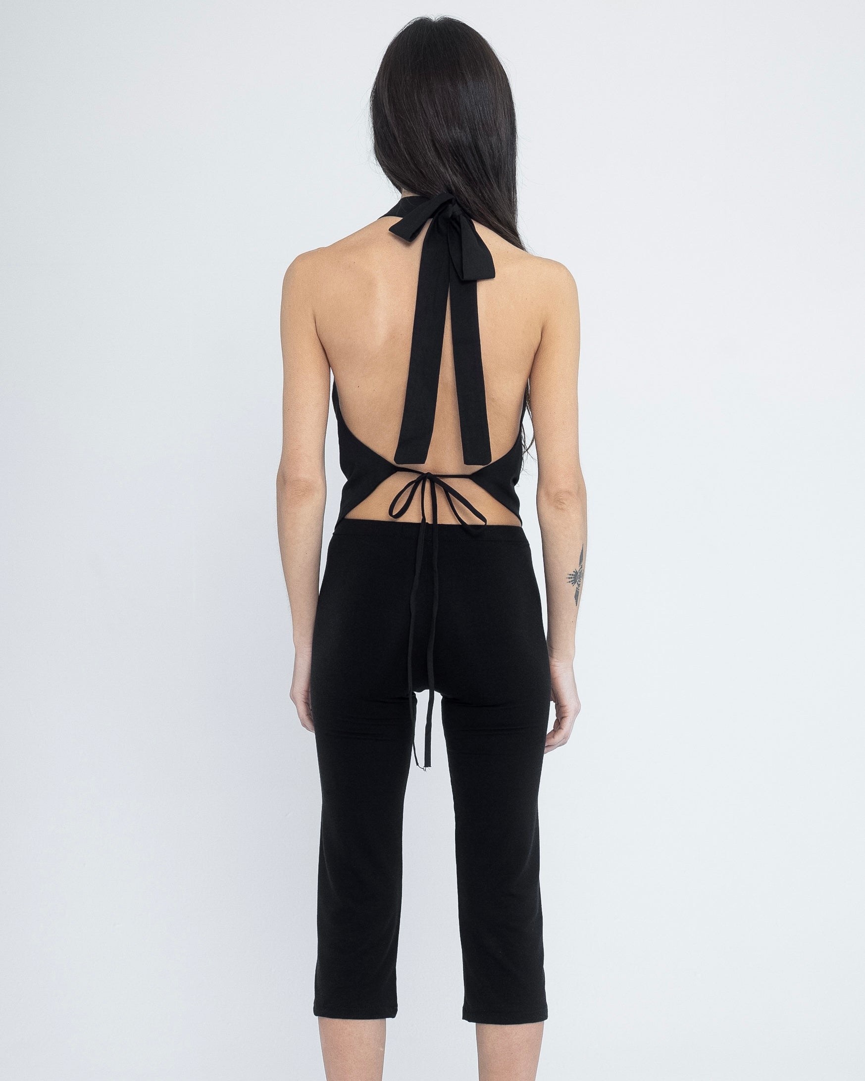 Tie Top in Black