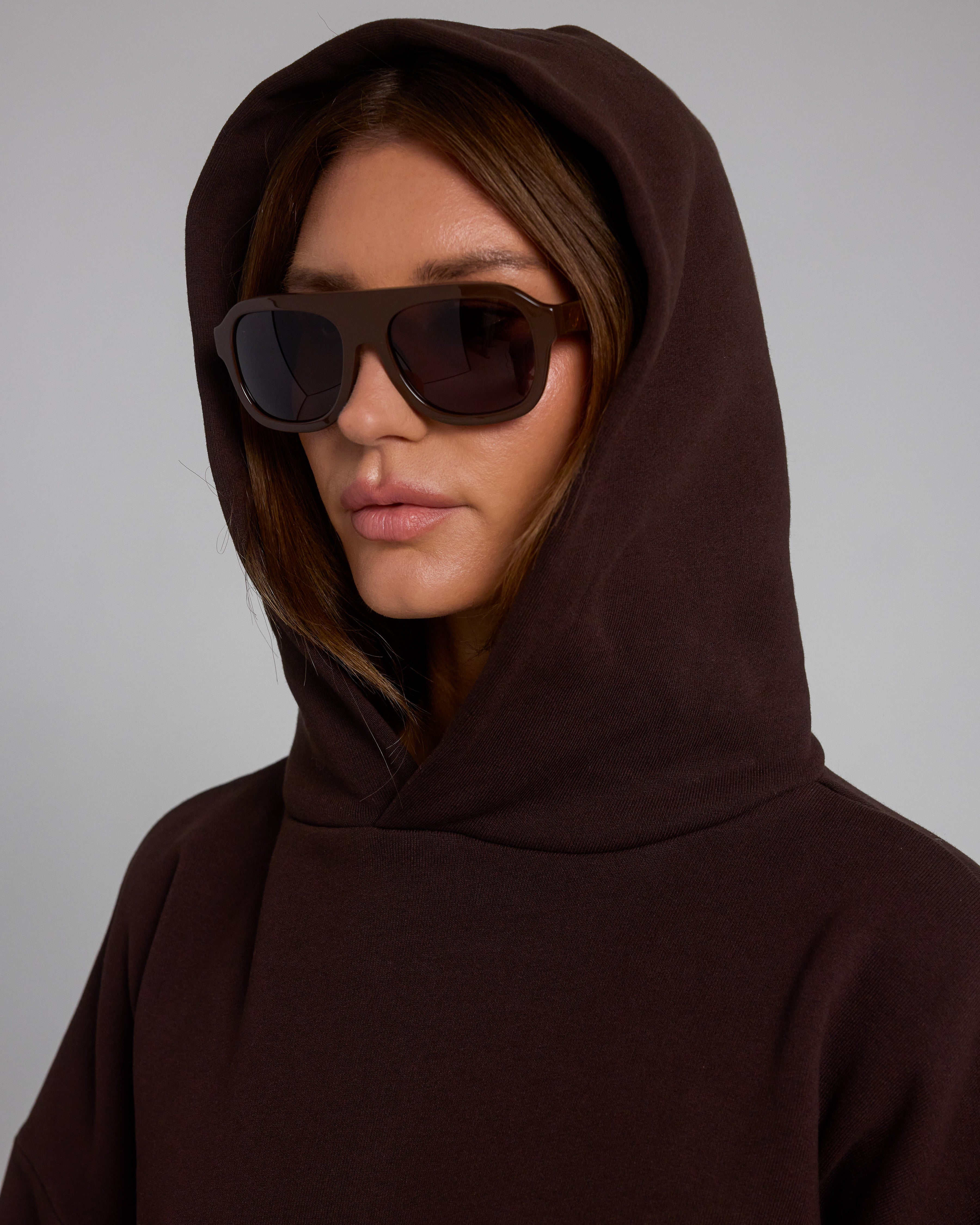 Hoodie in Espresso