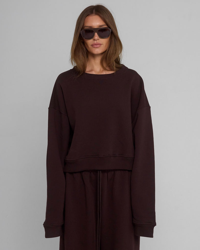 Crewneck in Espresso