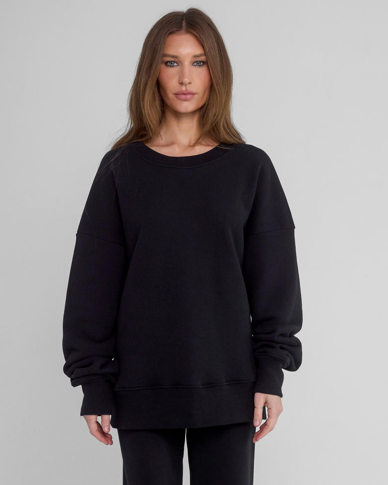 Crewneck in Black