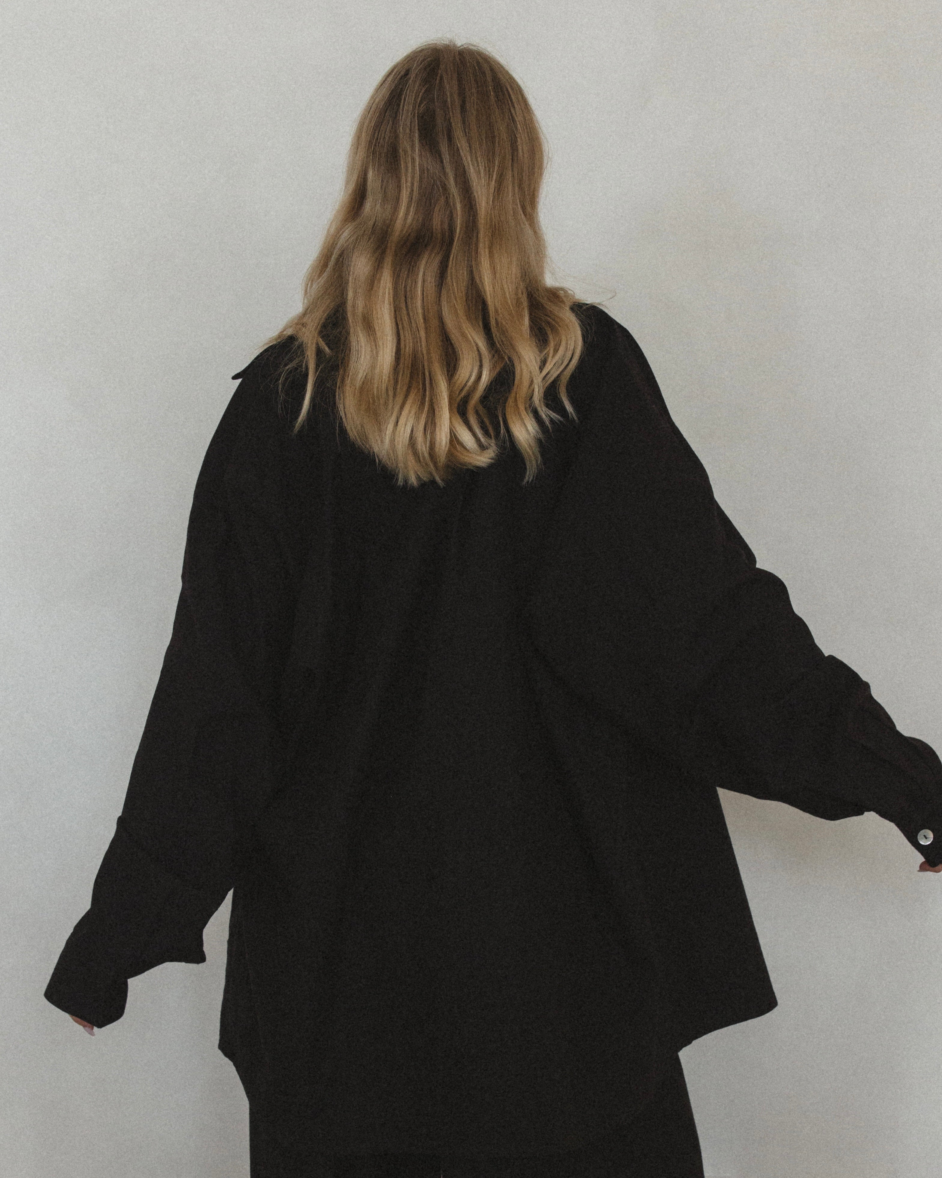 Button Down in Black