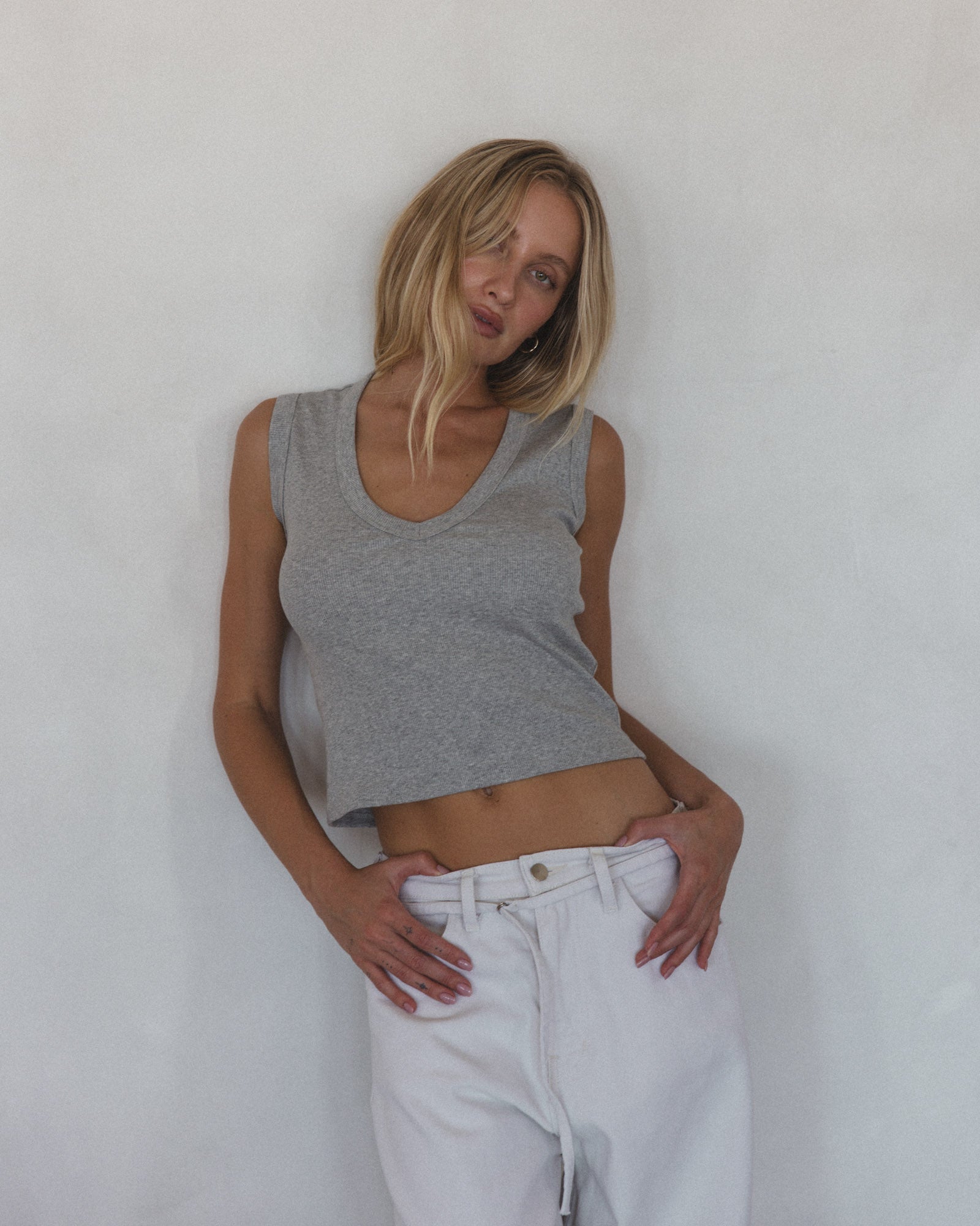 Tank in Heather Grey