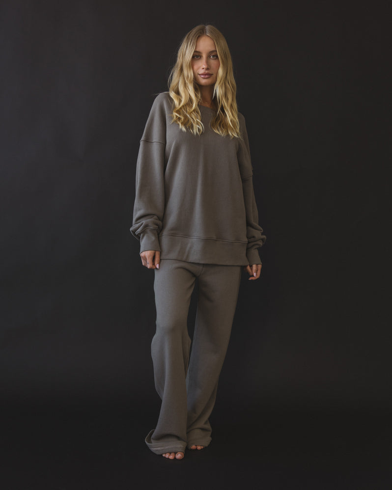 Crewneck in Stone