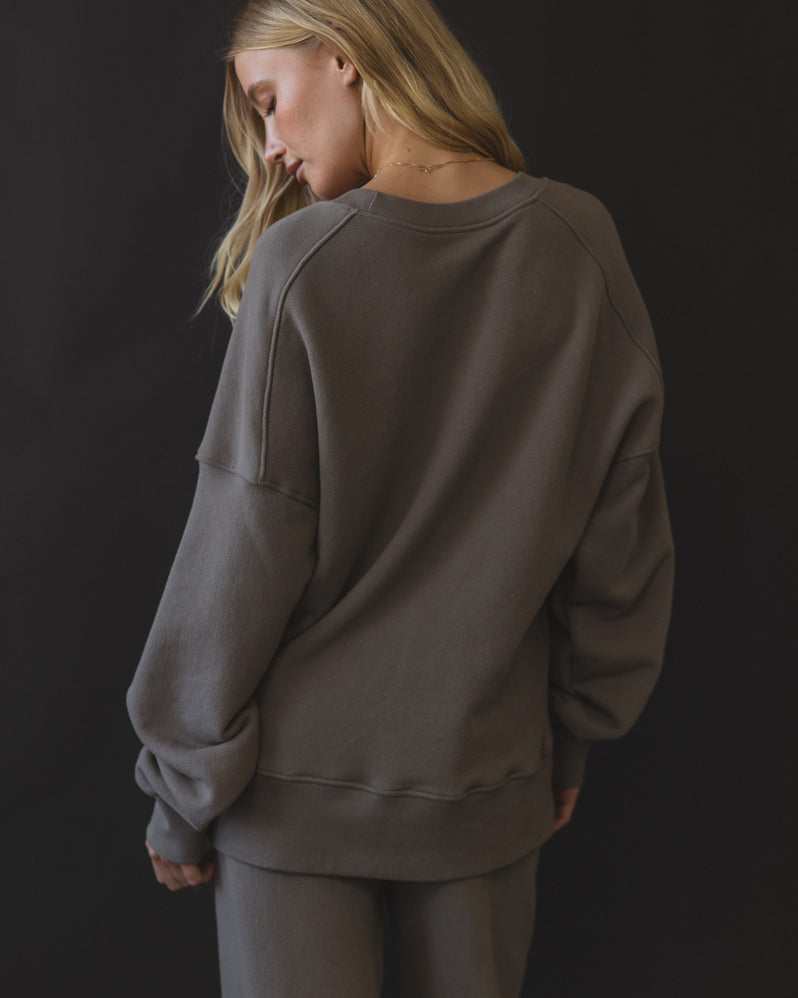 Crewneck in Stone