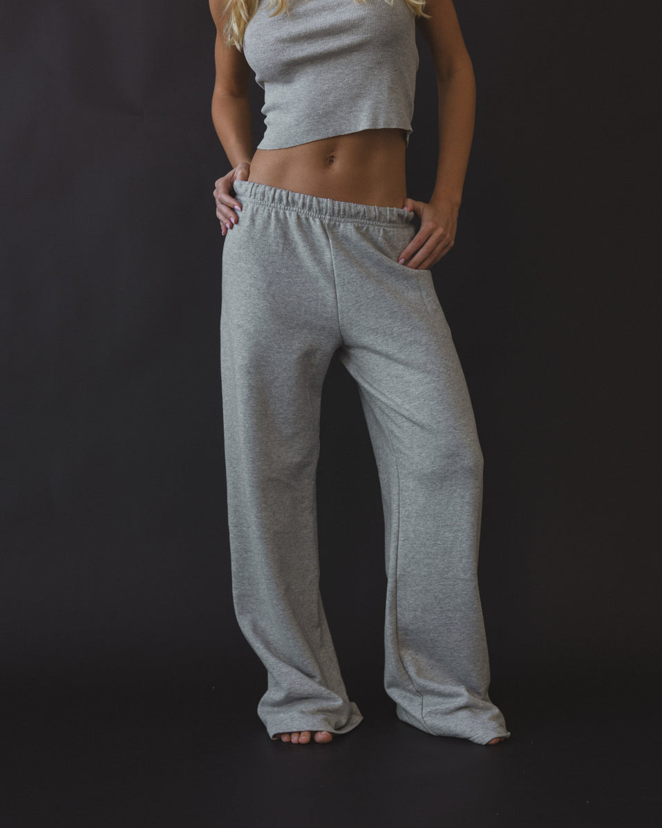 Pant in Heather Grey