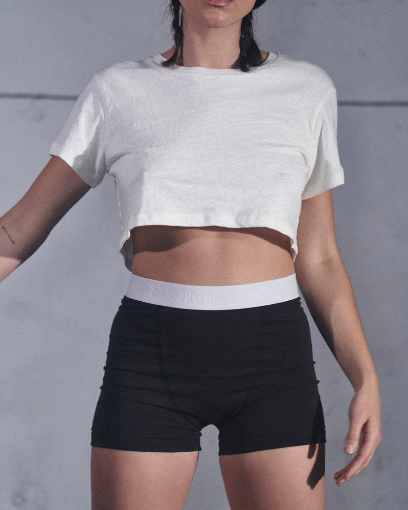 Cropped Tee in Corral