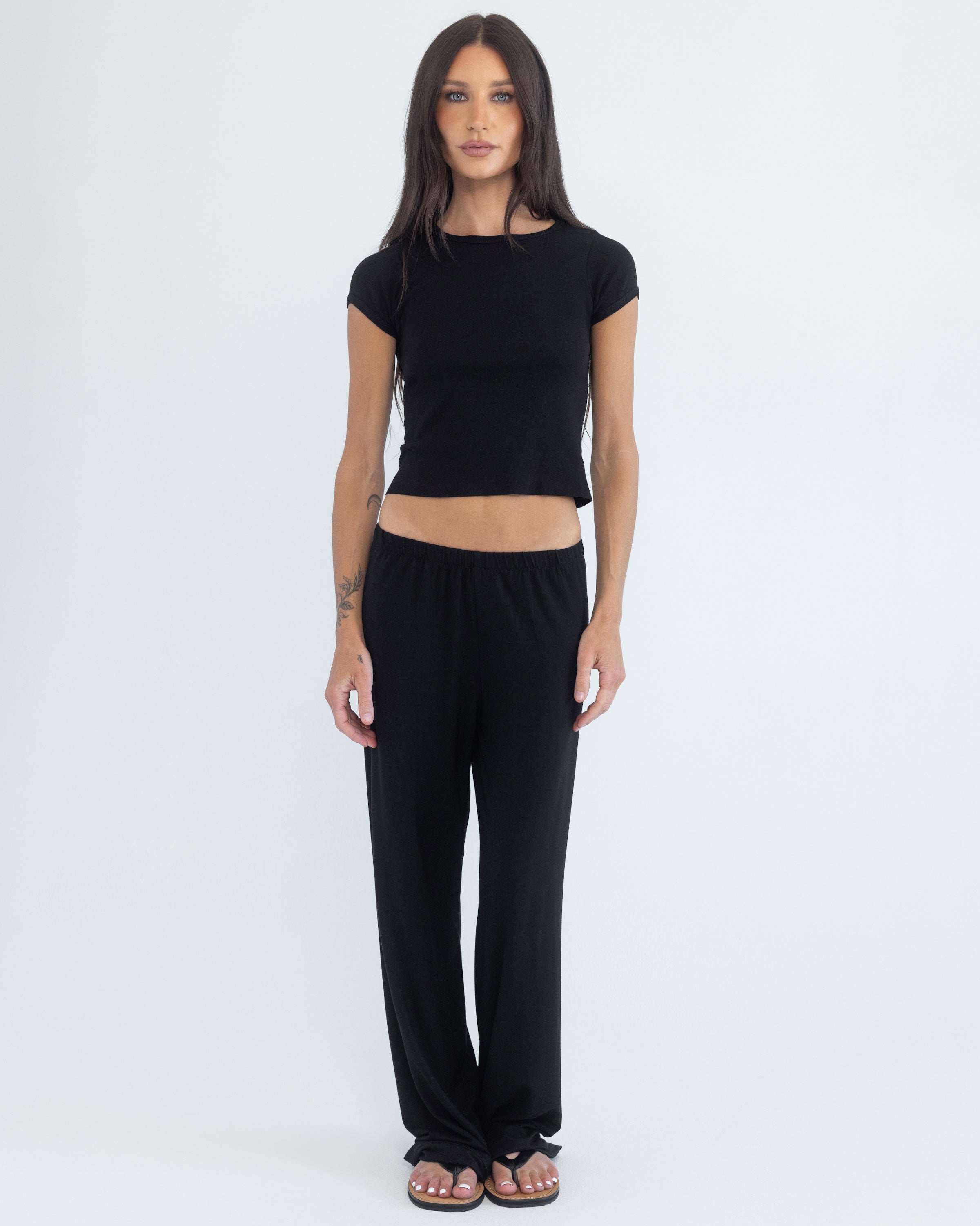 Baby Tee in Black