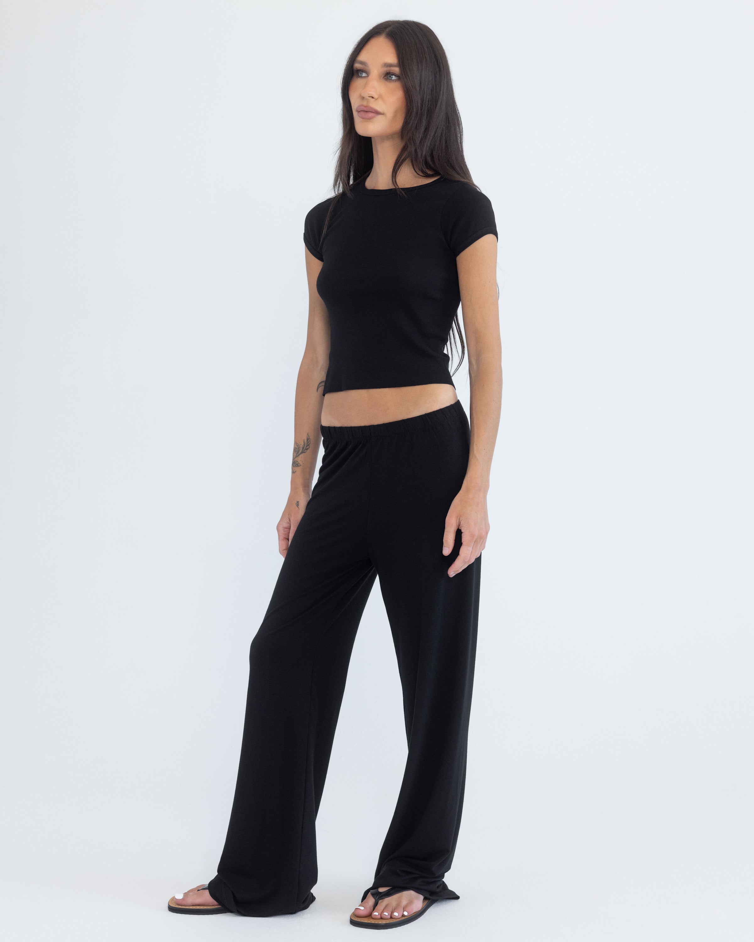 Baby Tee in Black