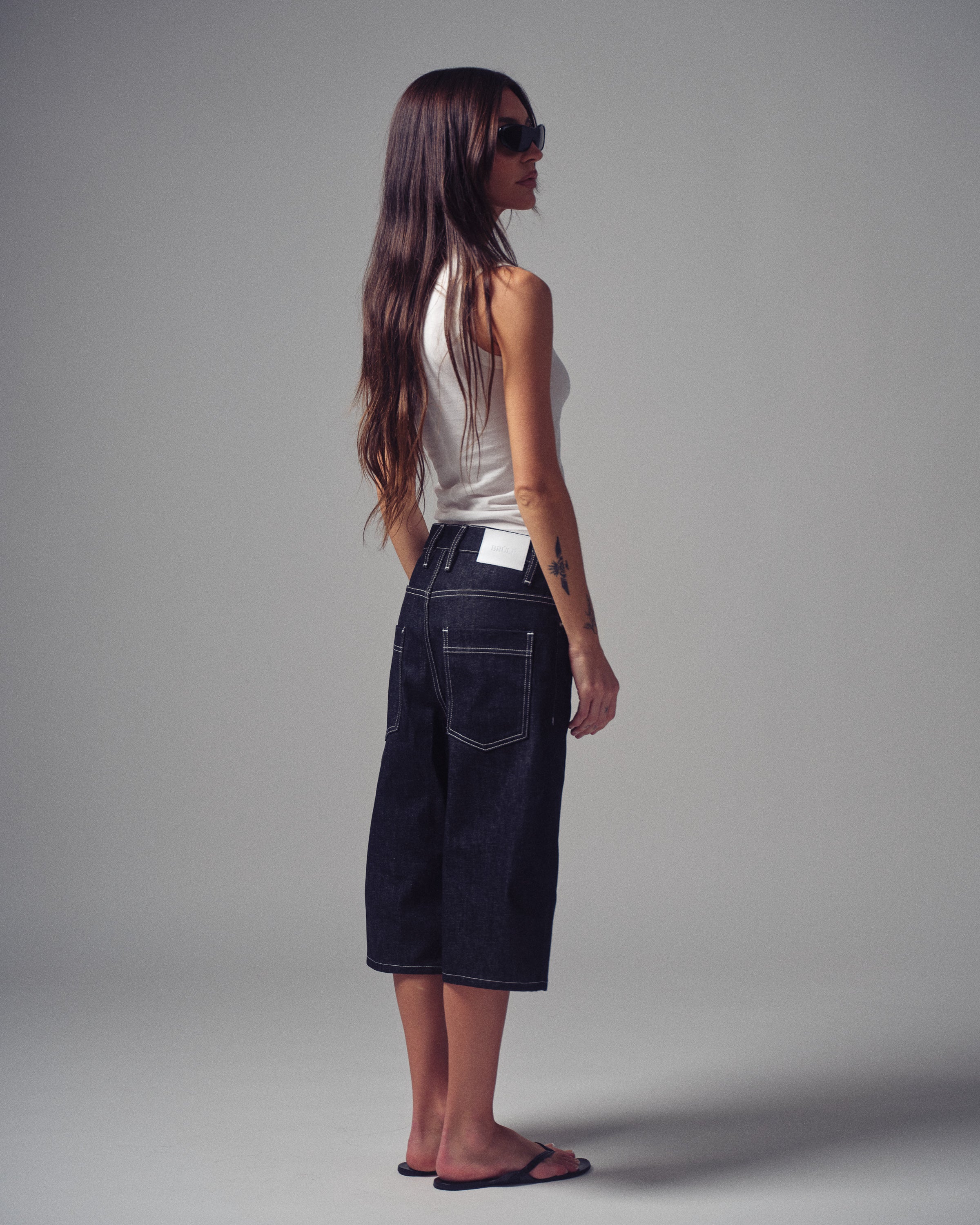 Short in Dark Denim