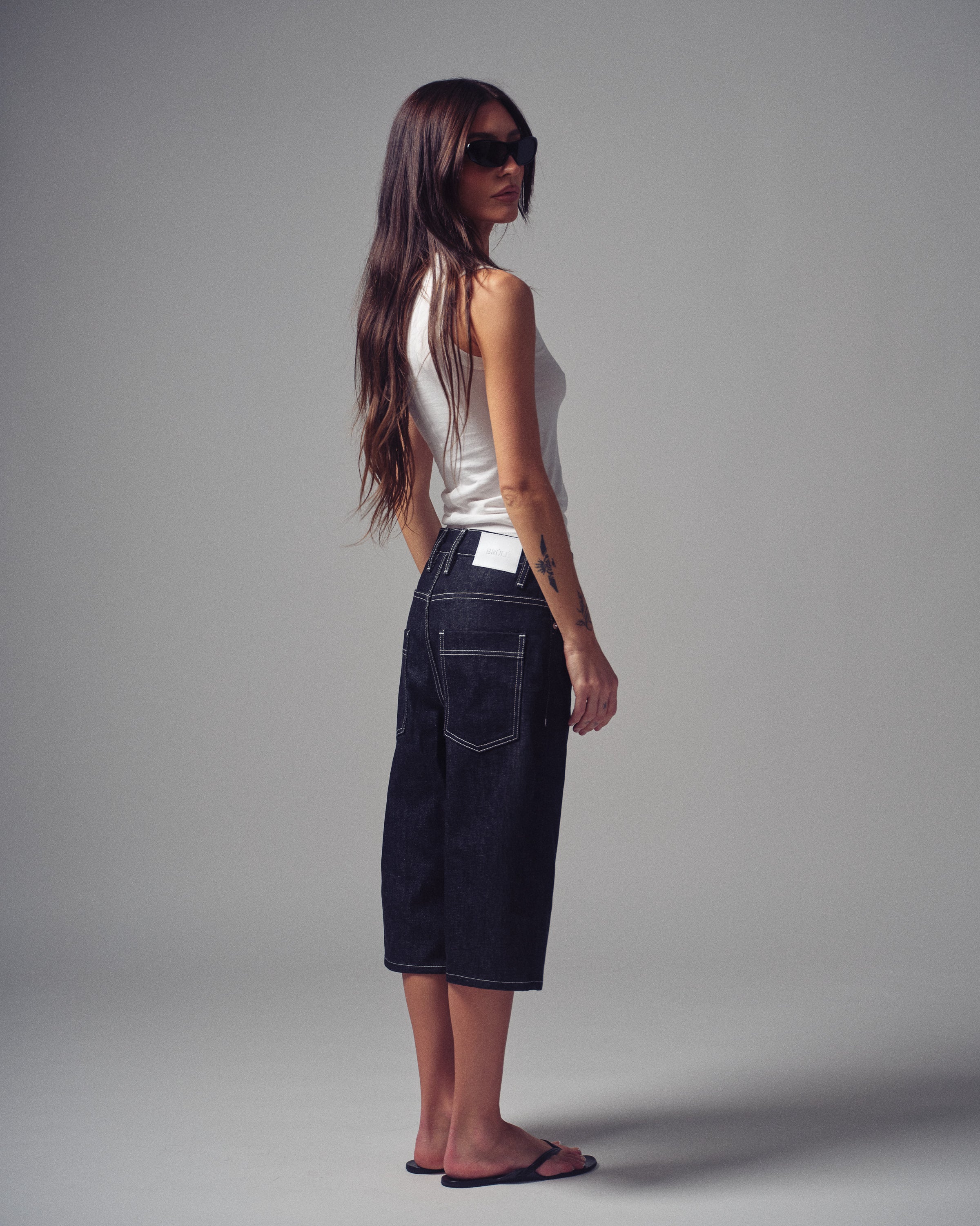 Short in Dark Denim