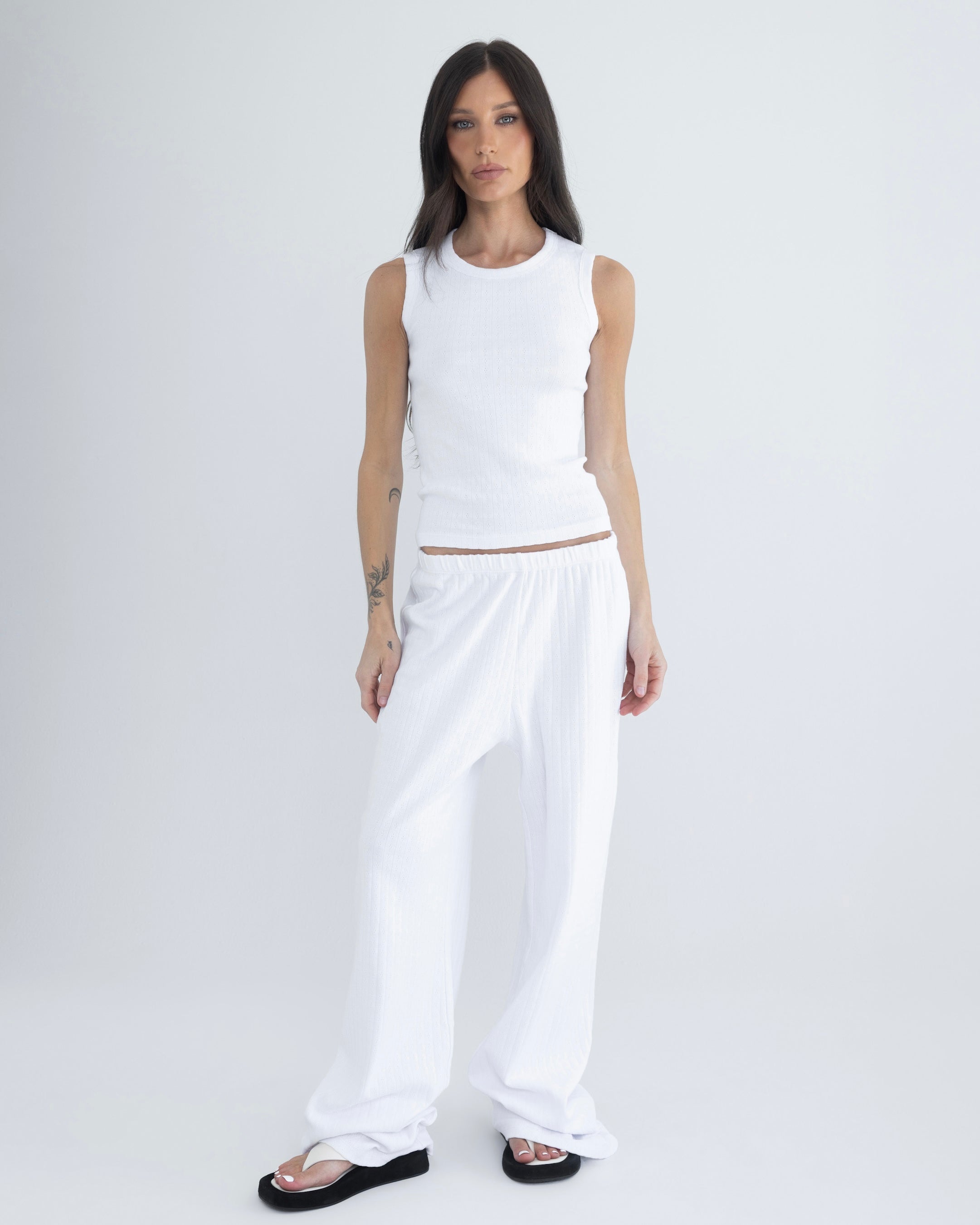 Pant in White
