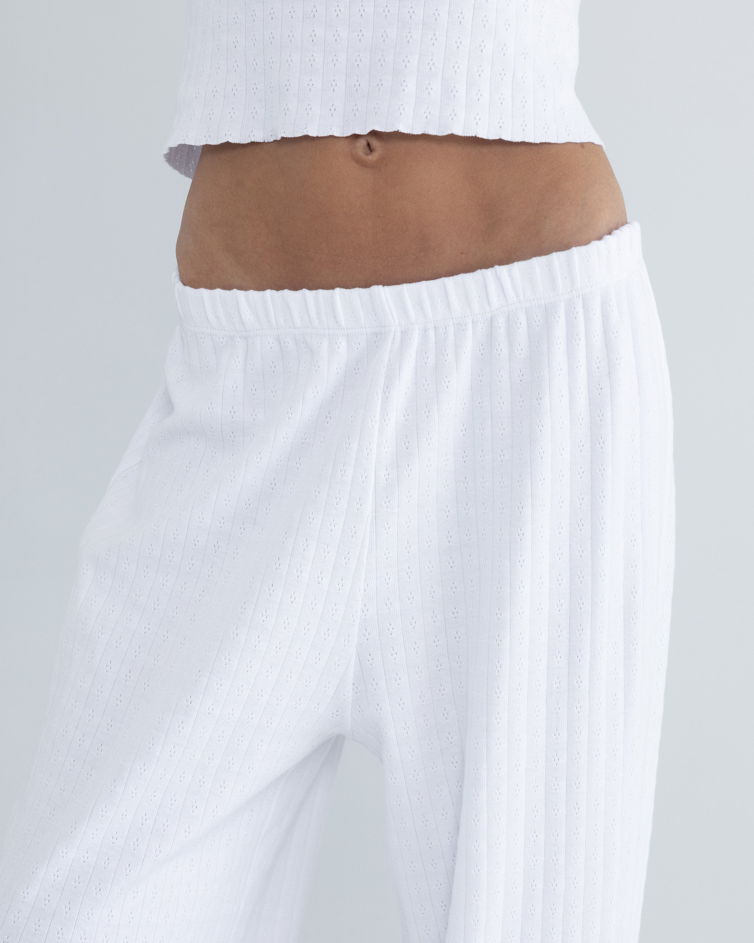 Pant in White