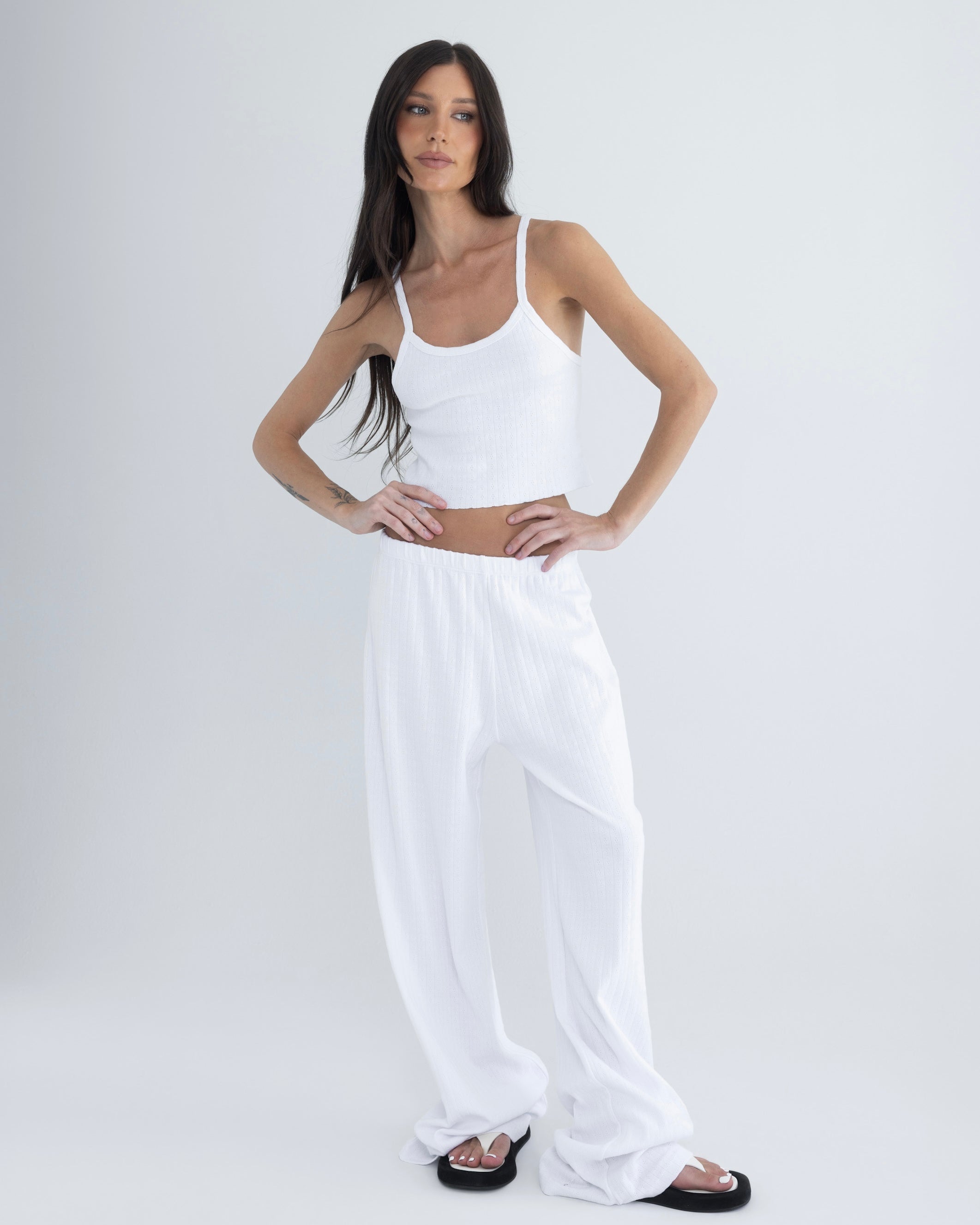 Pant in White