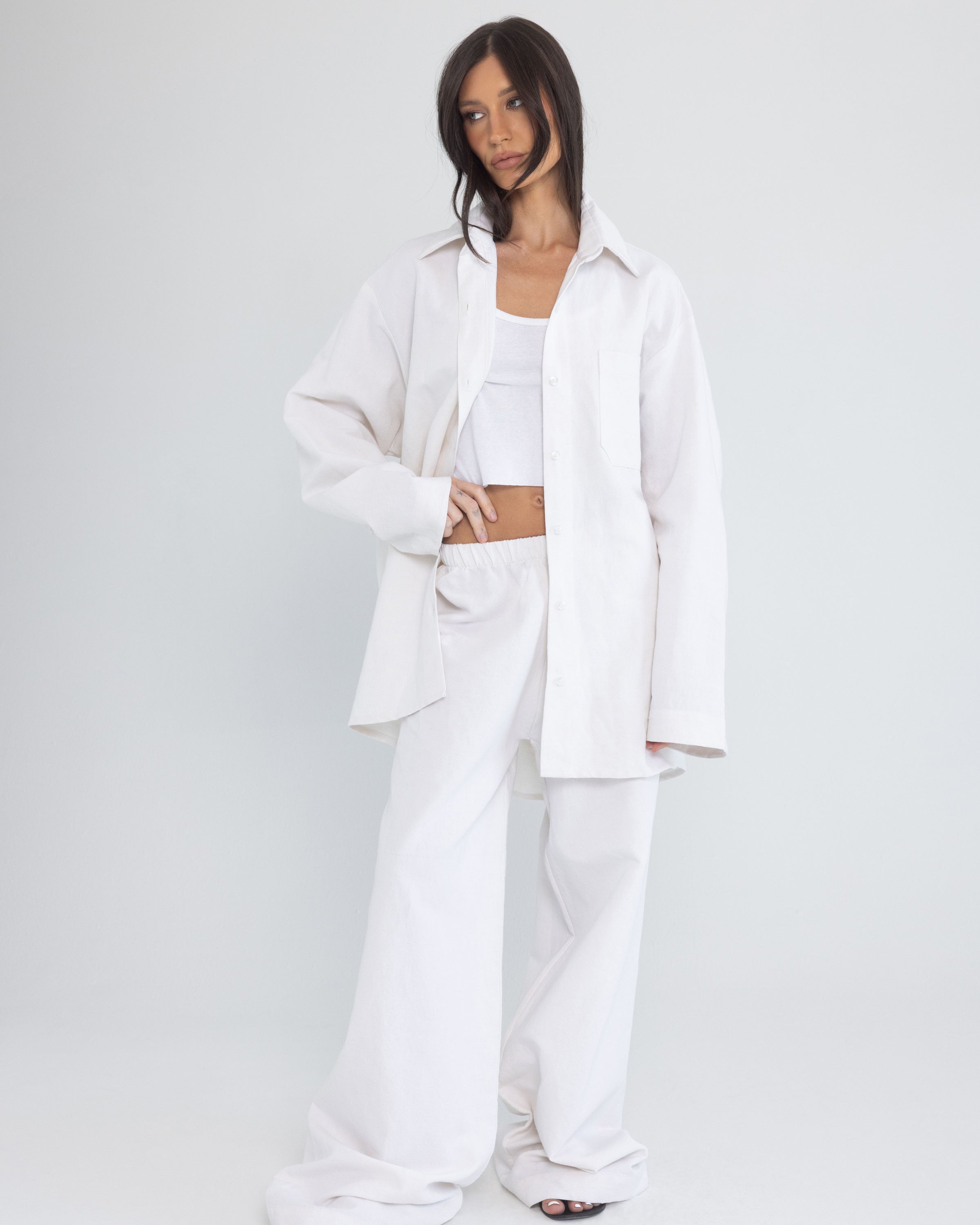Pant in White