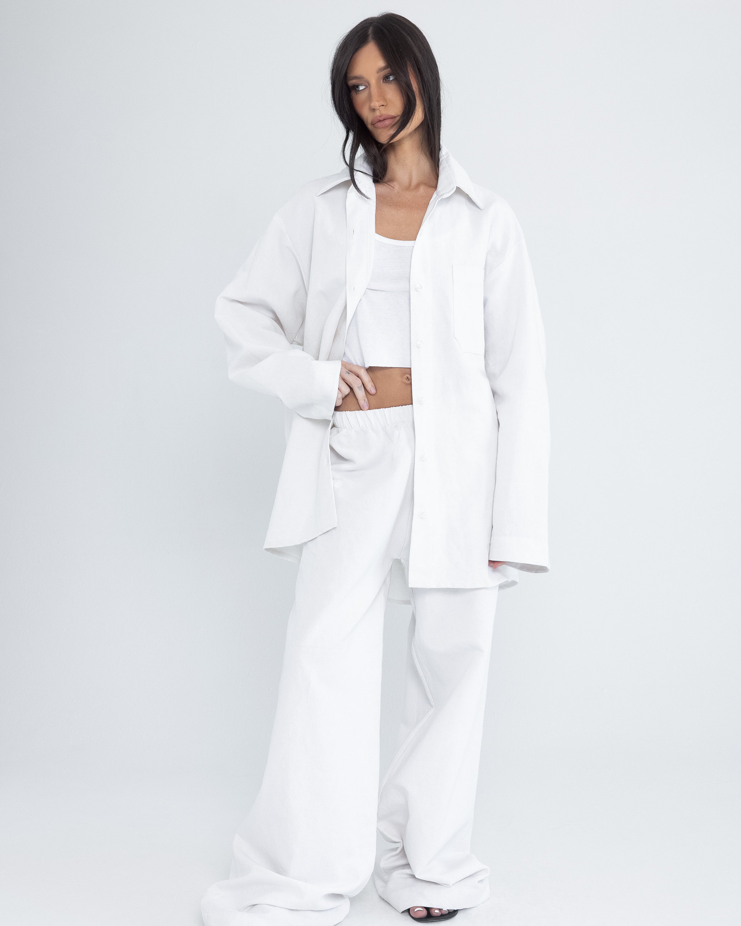 Pant in White