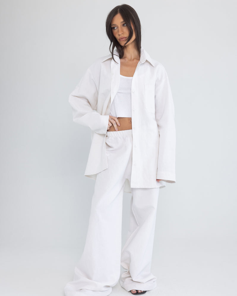 Pant in White