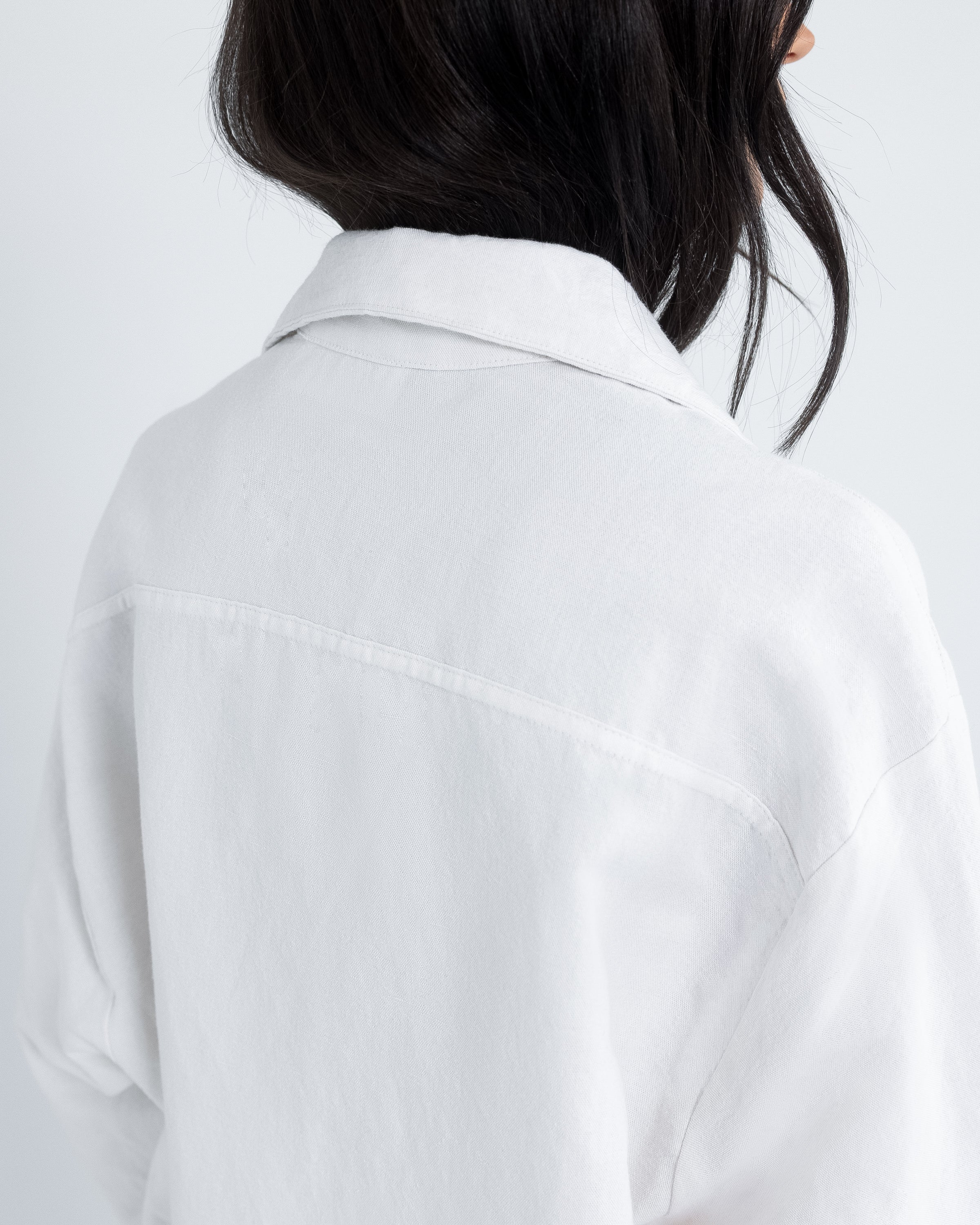 Button Down in White