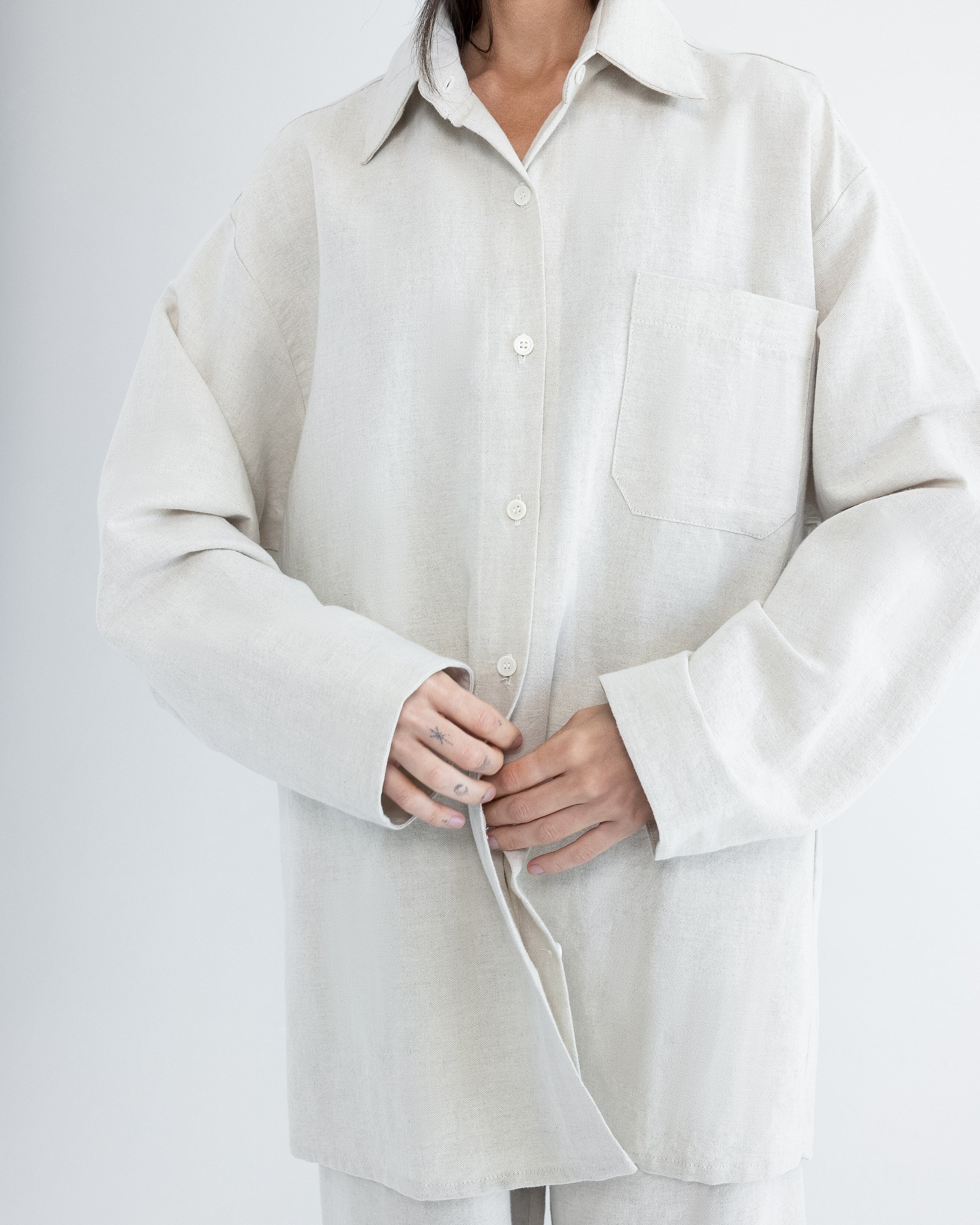 Button Down in Natural